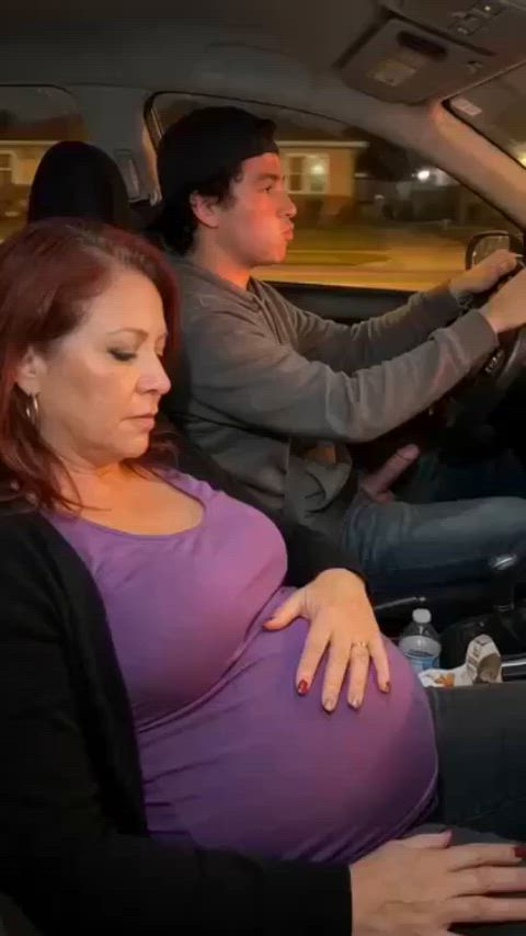 AI Upscaled Ai Generated Amateur Pregnant Porn GIF by pagani819