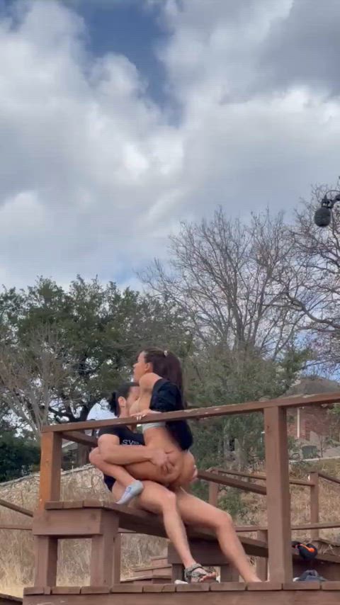 Amateur Ass Caught Cowgirl Exhibitionism Exhibitionist Latina Outdoor Public r/FuckOutdoors Porn GIF by populardick