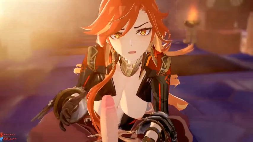 Mavuika First Blowjob to Handjob Facial [Genshin Impact] (MastaPov)