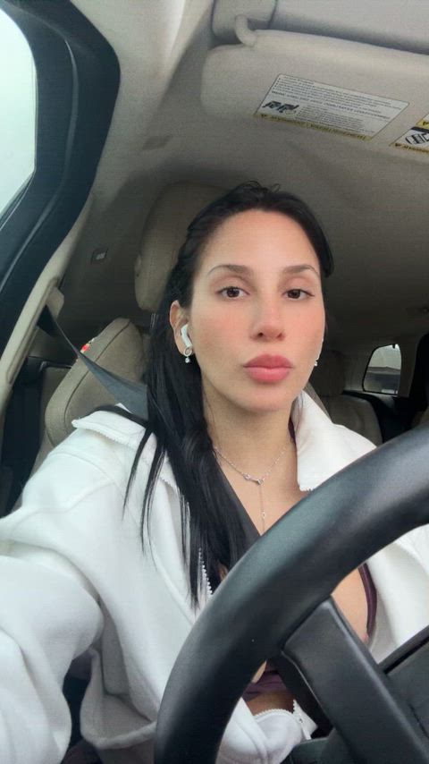 I love driving in tits