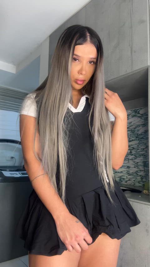 What’s more tempting, my curves or my girlcock?