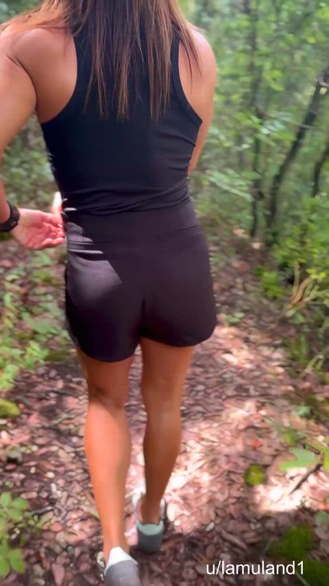 Me and my Master walking in the woods [F][M]