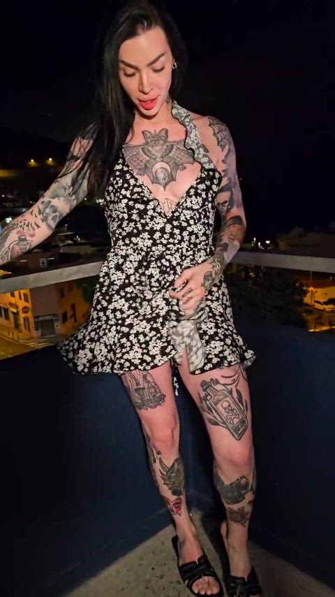 Something big is throbbing under Mommy’s dress