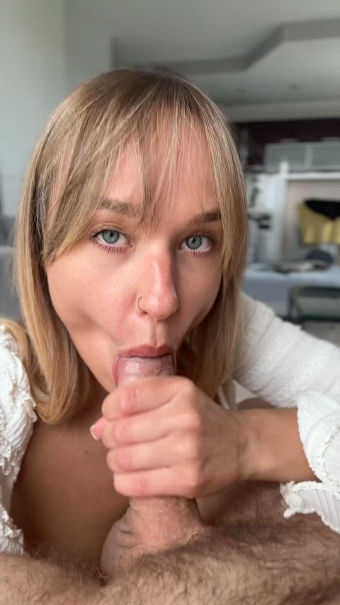 Big Dick Blowjob Sucking Porn GIF by shamlatsa