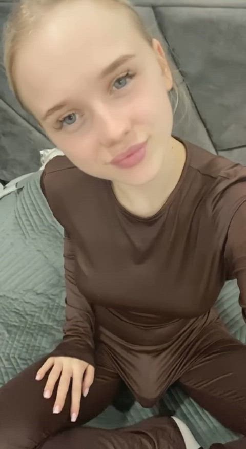 Cute face giving hard orders