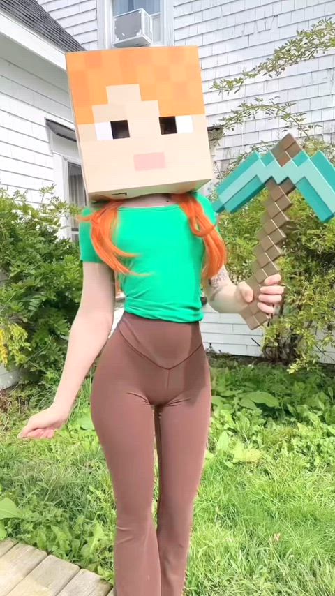 Barely Legal College Cosplay OnlyFans Outdoor Petite Redhead Rule34 Teen Teens Porn GIF by miamiaof