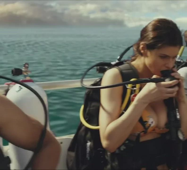 Alexandra Daddario Celebrity Cute Porn GIF by redbledcom