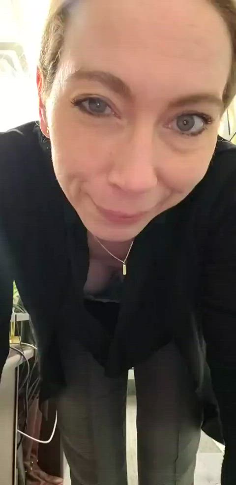 Ass Spread Big Ass Big Tits Coworker MILF Mature Natural Tits Pawg Spreading Work Porn GIF by populardick