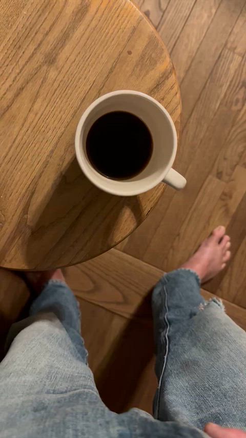 [62] I have your Monday morning coffee ready plus take-out (straight)