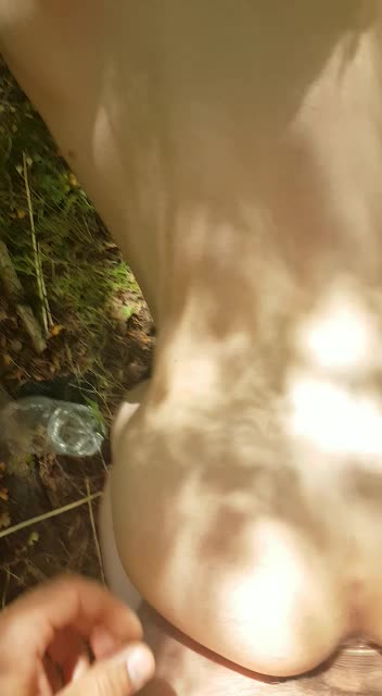 Me getting fucked in the woods 🙃