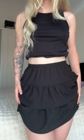 all black with some perky tits :)