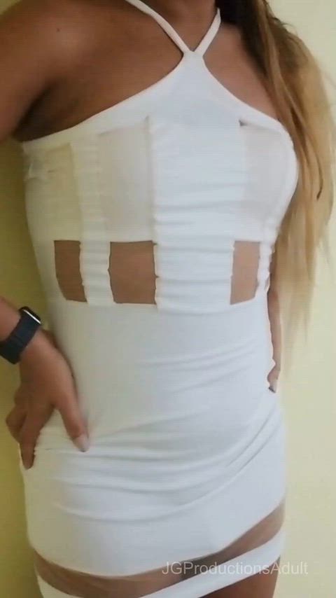 Tgirl Mila Pee Desperation from behind