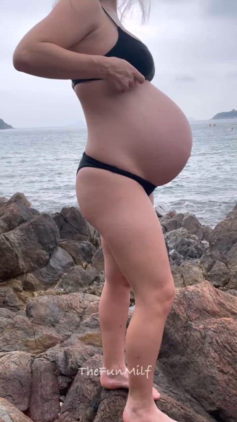 MILF Pregnant Public Porn GIF by thefunmilf