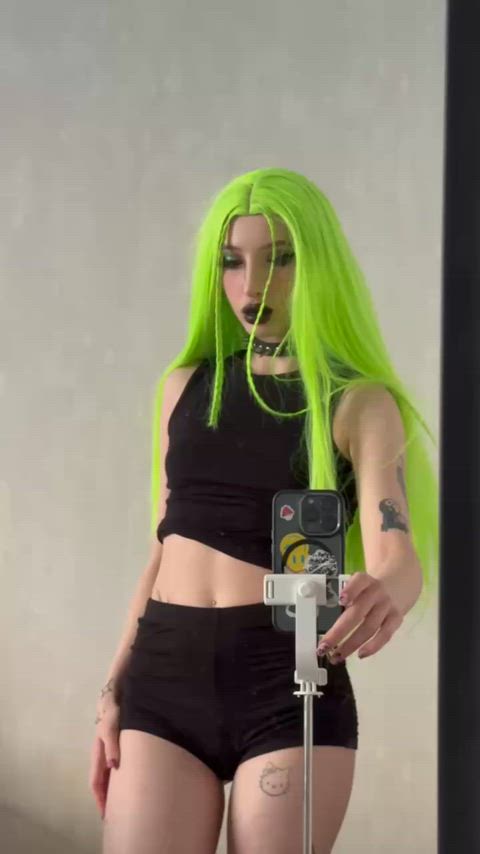 Amateur Ass Babe Big Ass Cuckold Cum Cumshot Cute Pussy green hair Porn GIF by maariii