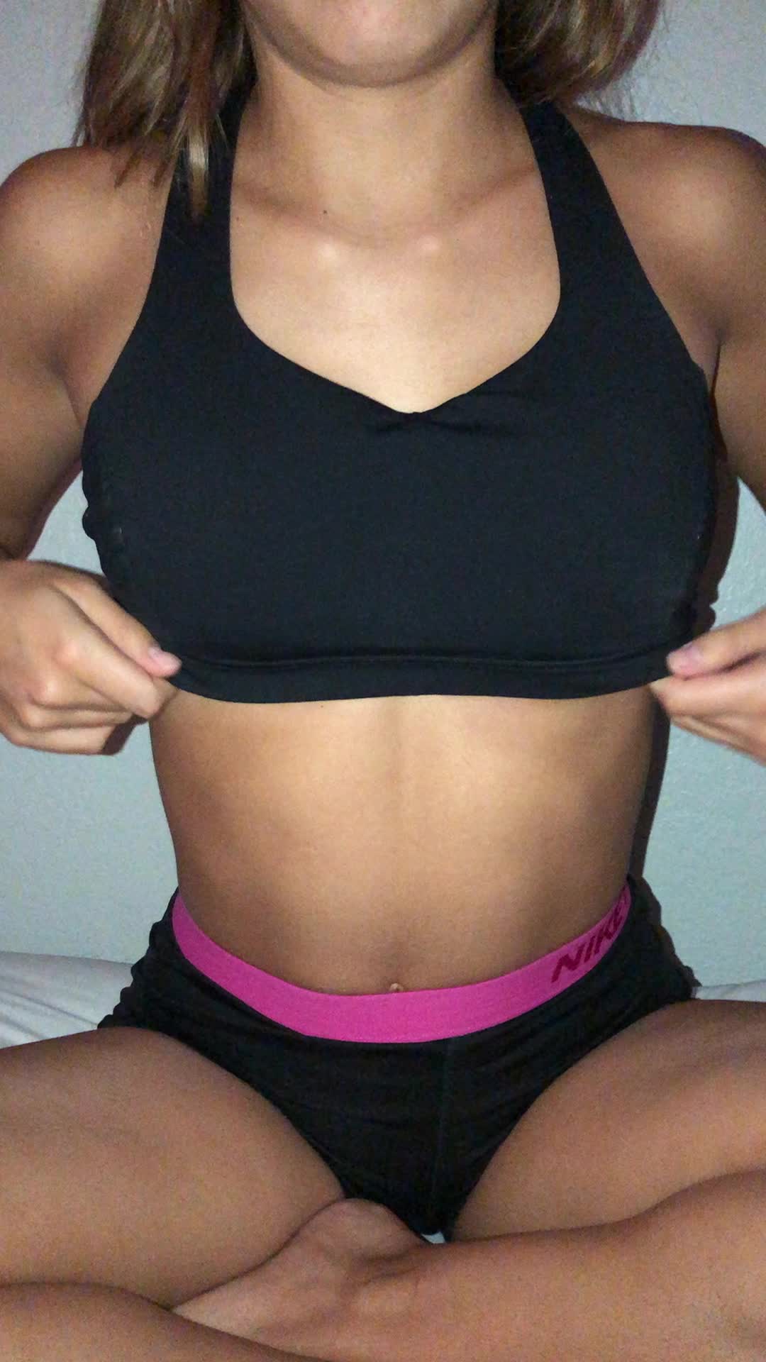 Post workout teasing