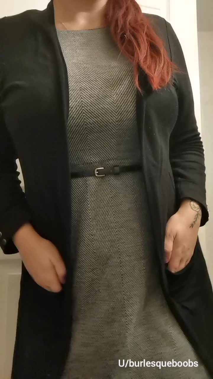 Hidden under my office dress....