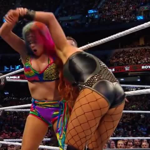 Becky may not be the thickest, but she more then makes up for it in jiggle