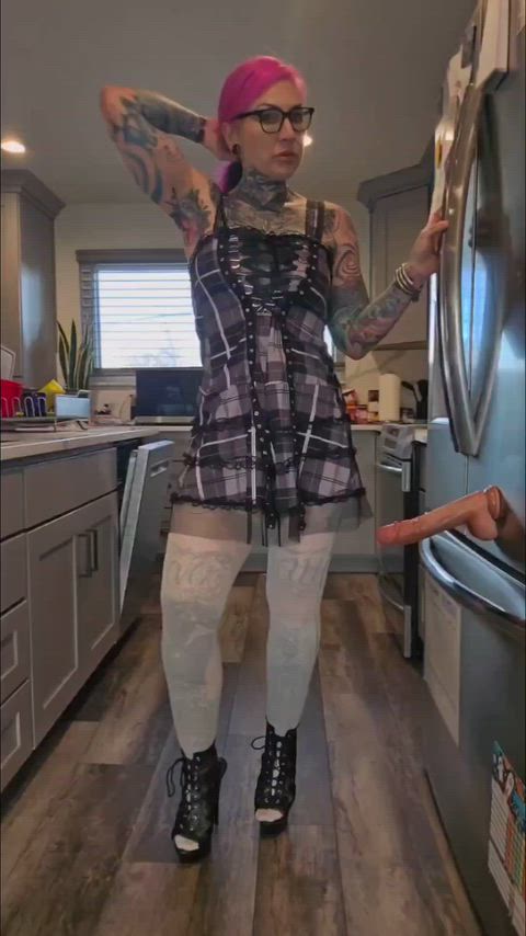 Naughty in the kitchen