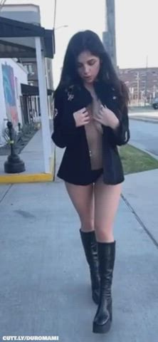 Big Tits Boobs Bouncing Tits Compilation Exhibitionist Flashing Public Teen Titty Drop Porn GIF by duromami