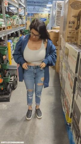 Amateur Big Tits Boobs Compilation Exhibitionism Exhibitionist Flashing Natural Tits Public Porn GIF by duromami