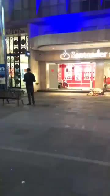 He is trying to deposit in his machine