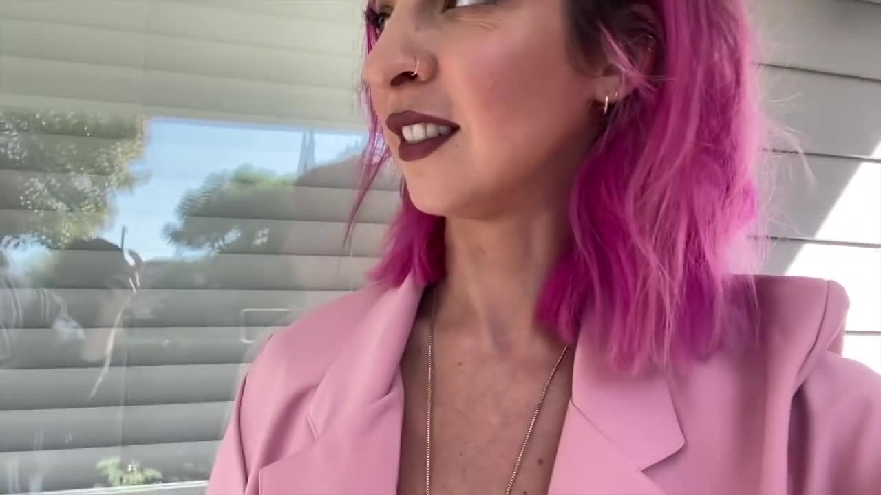 Gabbie Hanna - Homemade Duct Tape Bra barely holding up her Big Fat Knockers