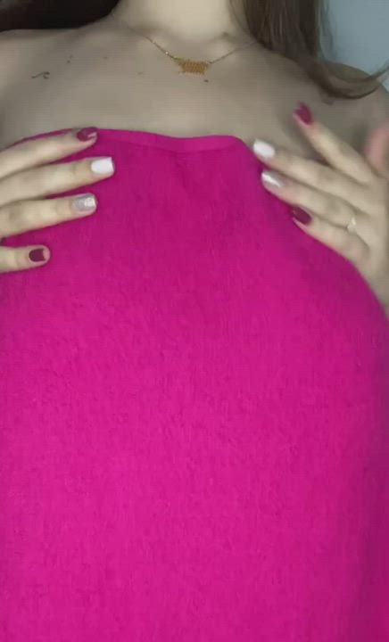 I wanted to show you my natural boobs tonight