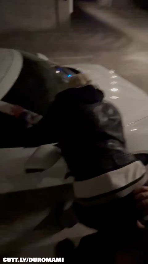 Amateur Car Exhibitionist Public Real Couple Sex Standing Doggy Trashy Trashy Boners Porn GIF by duromami