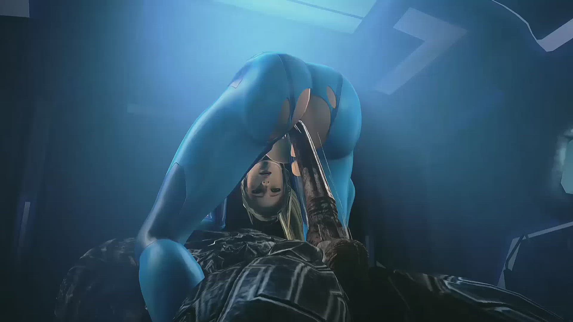 Samus riding a Big monster cock (wampasfm)