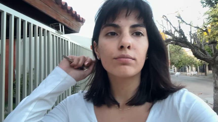 Feeling the air go through the fabric