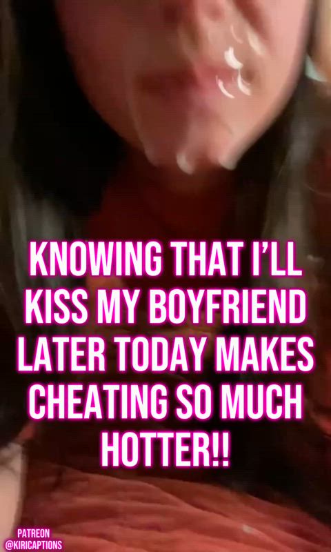 What your gf thinks while shes with me...