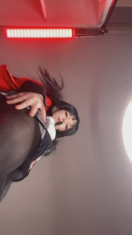 Anime Asian Butt Plug Cosplay Face Sitting POV Pantyhose Shaved Pussy Teen Porn GIF by cyberlycrush