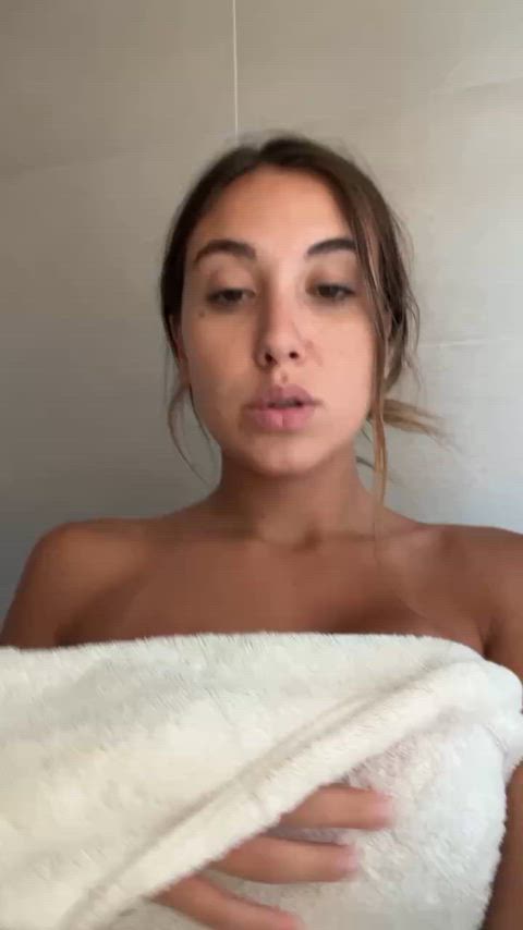 I wonder if a someone wants to share a shower with me