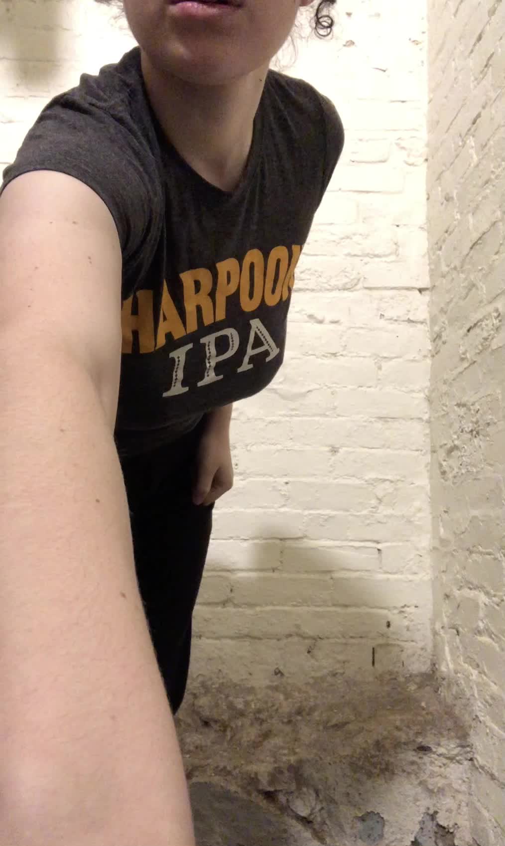 Stripping in the stairwell