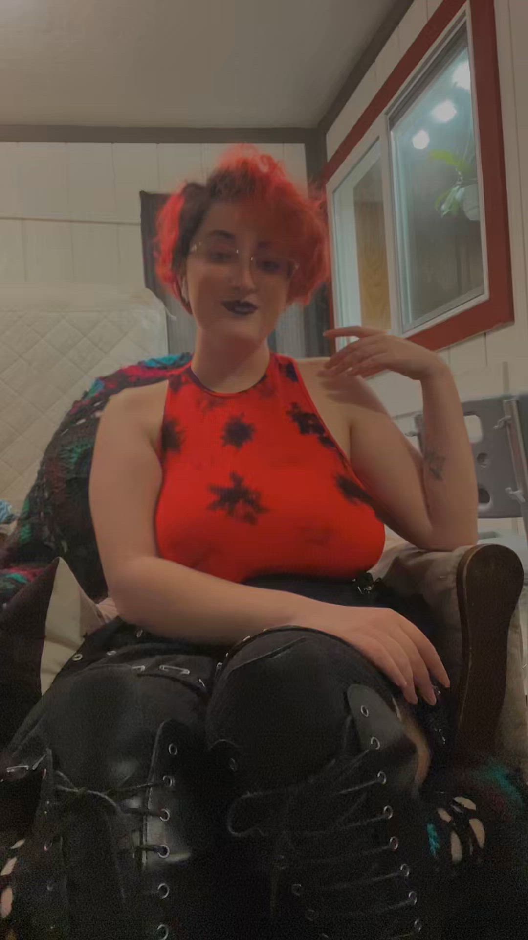 Alt, Alternative, Boots, GF, Goth, Thick