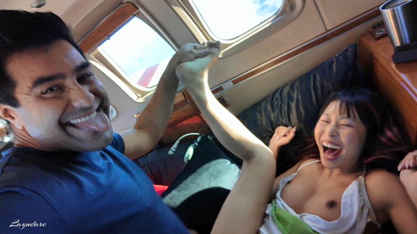 Airplane Asian Asianhotwife Missionary Orgasms Public Real Orgasm r/AsianPorn r/AsiansGoneWild Porn GIF by layndare