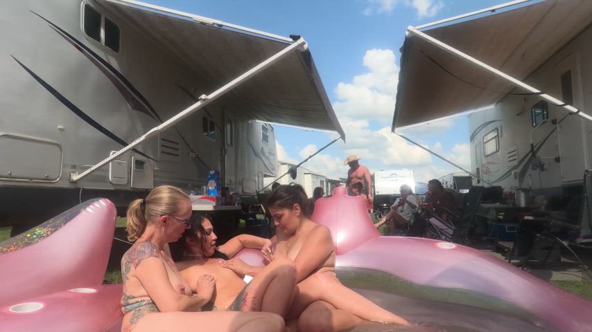 We didn't know we would attract a crowd