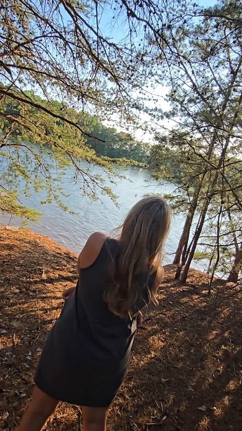 Your favorite horny mom getting naked for the fishermen!