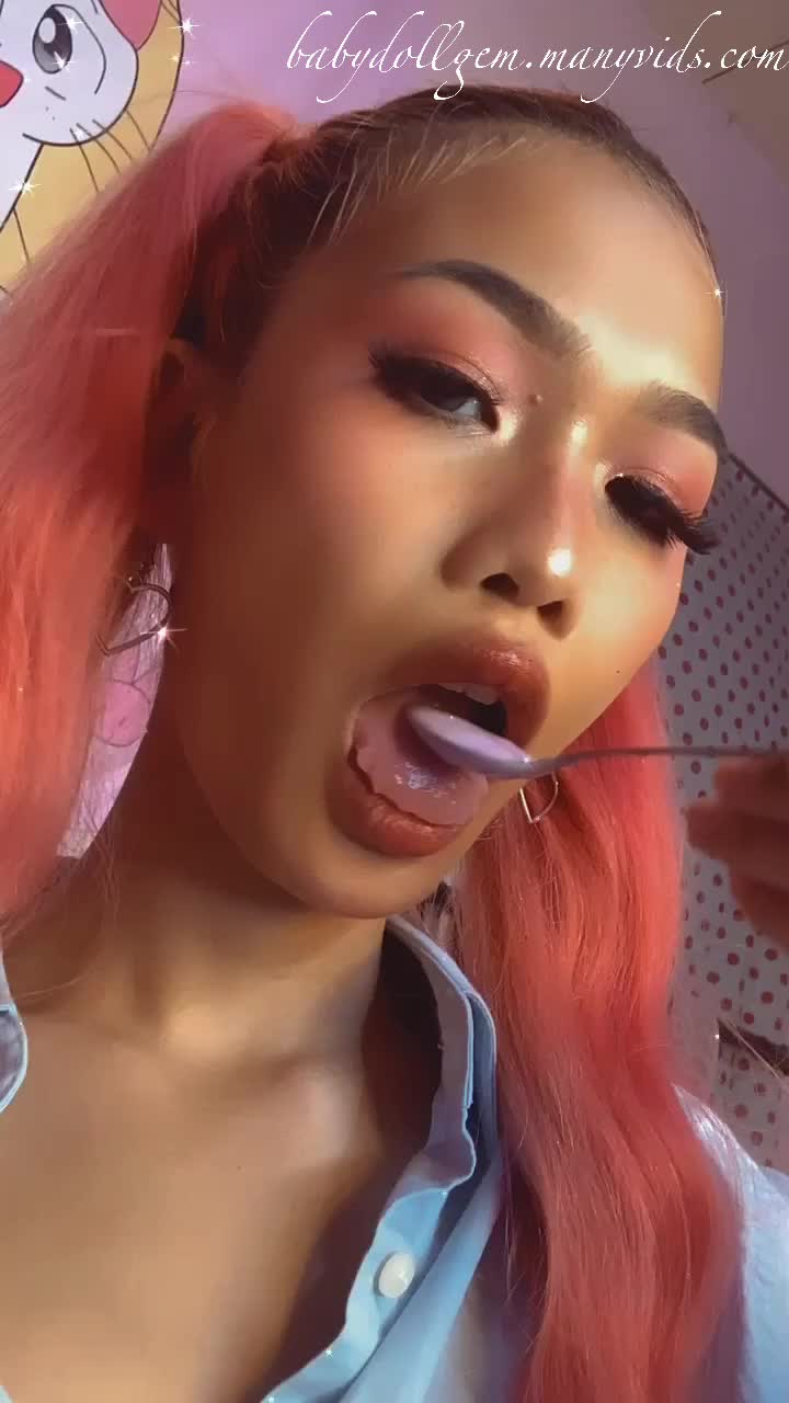 I always lick up every drop...