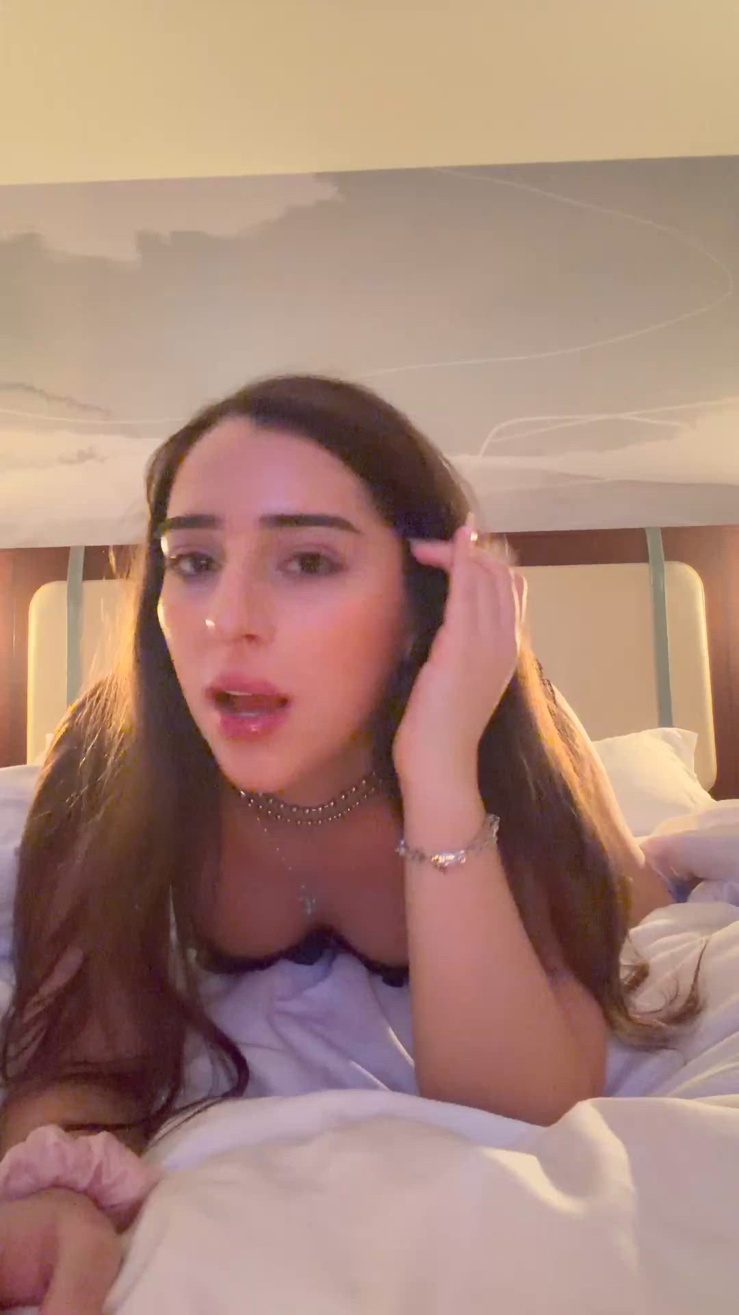 Big Dick, Booty, Brunette, Cute, Girl Dick, Lingerie