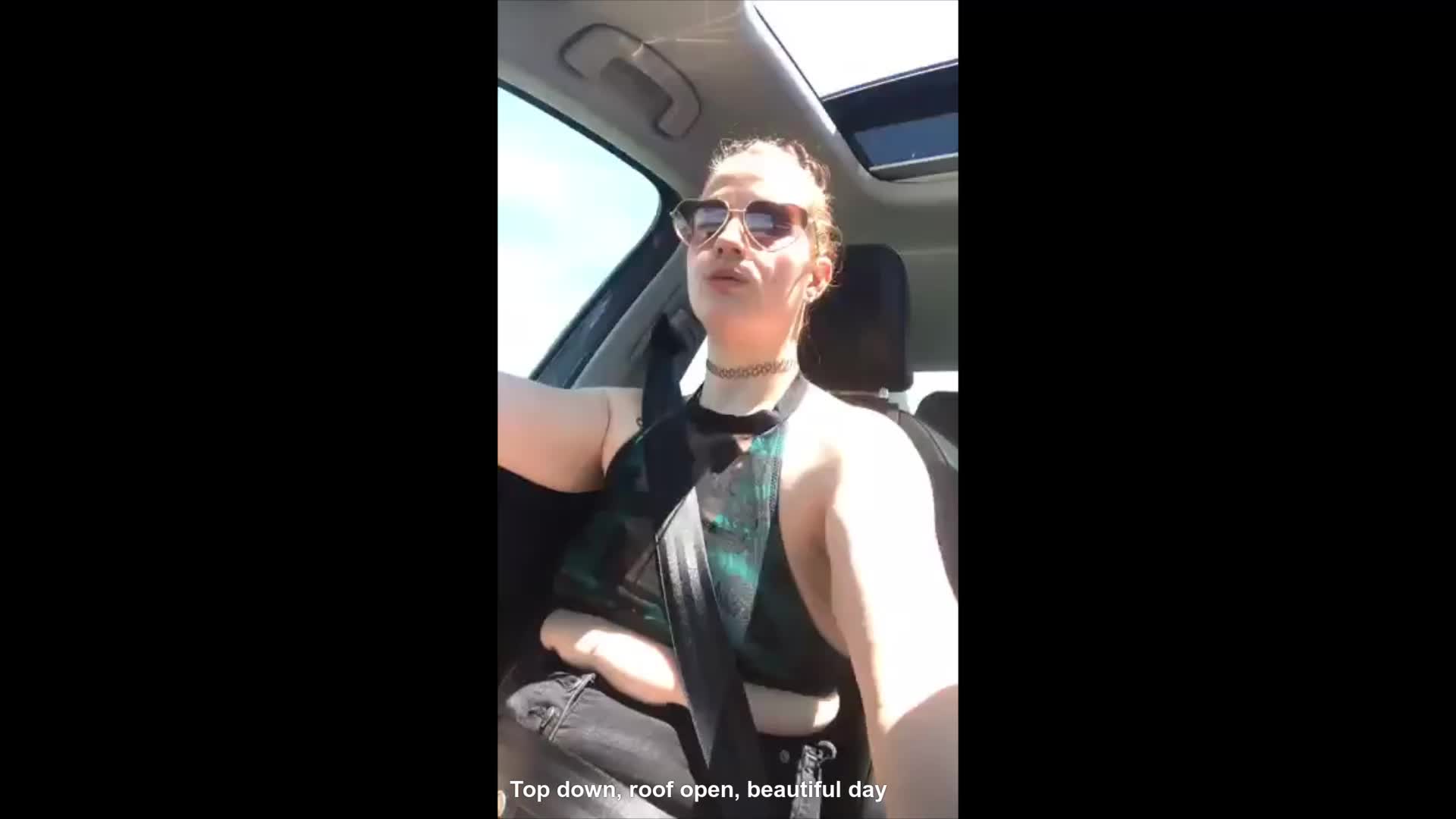 Topless Driving Large