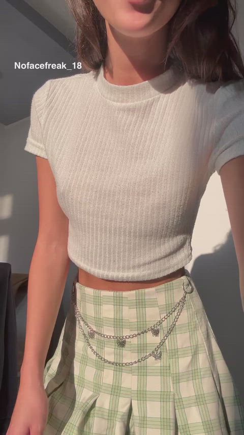 Have a peek under my skirt