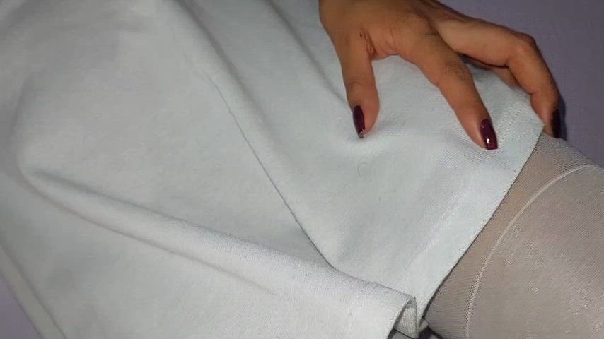 Yes daddy, the secret under my skirt is my innie pussy