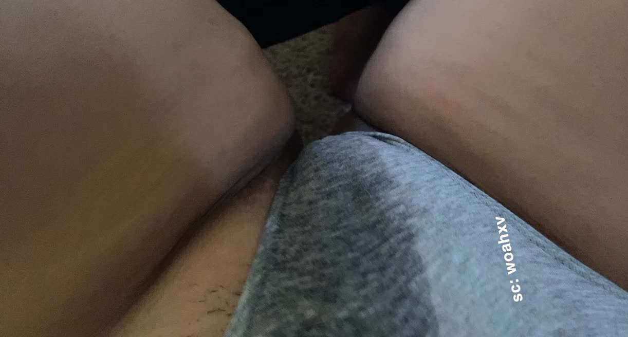 Wet spot + thighs 😜