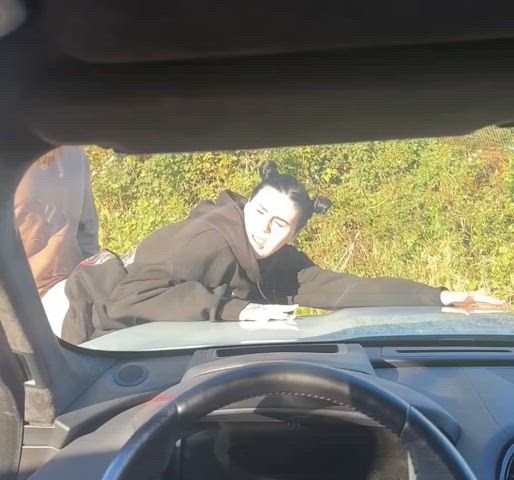 When your wife makes you wait in the car