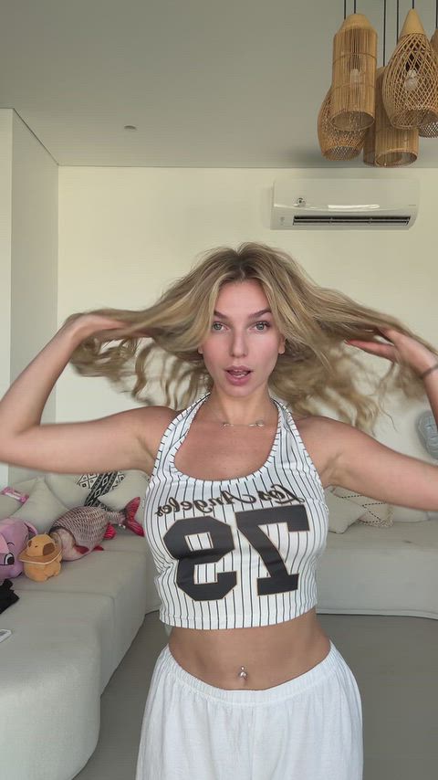 Big Tits Blonde Boobs Bouncing Tits Cute Huge Tits Natural Tits OnlyFans Reveal Titty Drop Porn GIF by sandra_hot