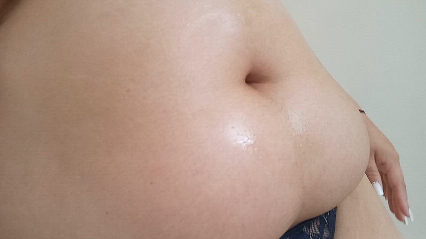 big belly dominating the frame