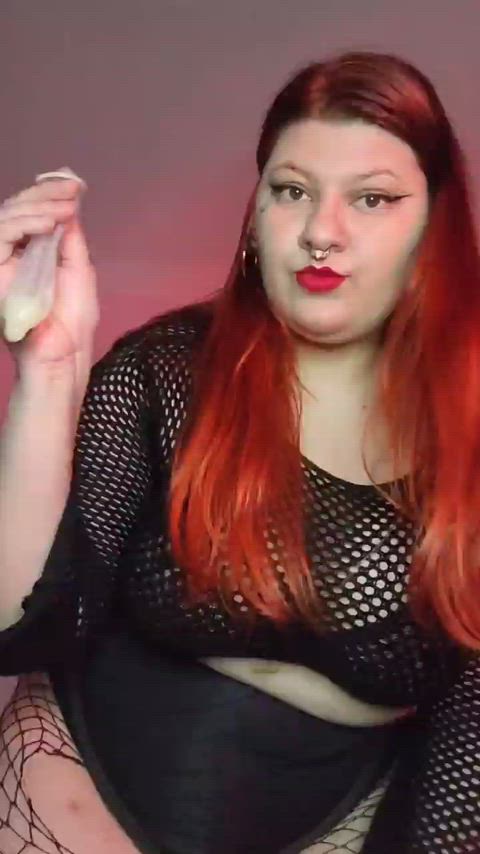 I saved it so you'd swallow it all