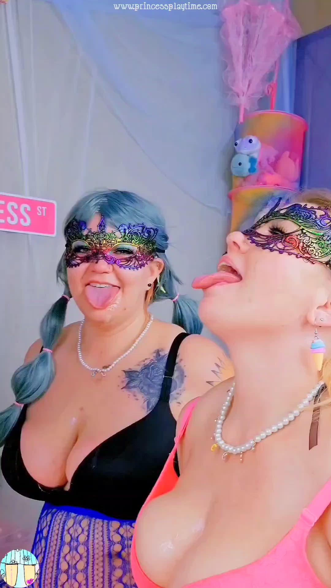 Amateur, Big Tits, Blowjob, Boobs, Double Blowjob, Face Fuck
