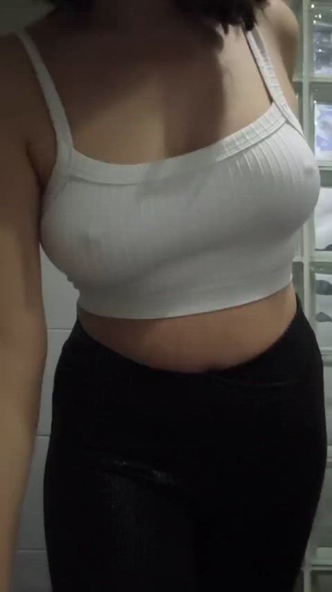 Vest is best without a bra!